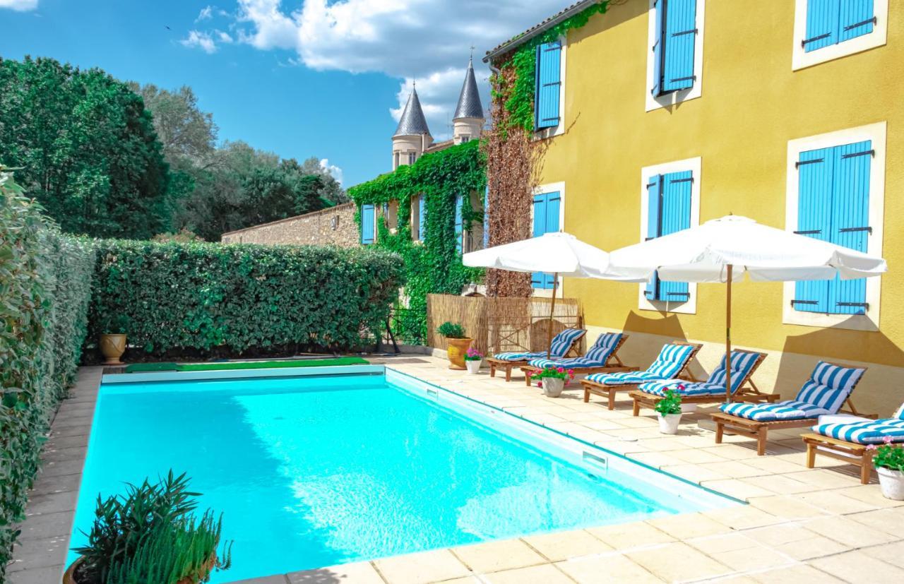 Logis Hotel Et Restaurant La Bastide Cabezac Bize-Minervois Bagian luar foto